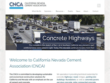 Tablet Screenshot of cncement.org